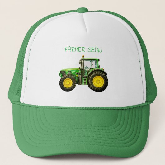 Boeren John Deere Tractor Trucker Pet (Voorkant)
