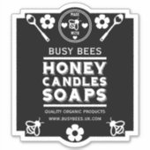 Boeren Markt Honing Product Sticker (Voorkant)