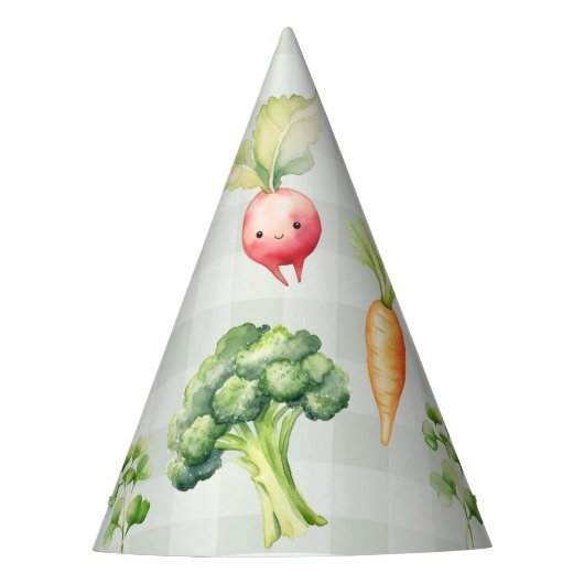 Boeren markt kinderen verjaardag lokaal geteeld feesthoedjes (Voorkant)