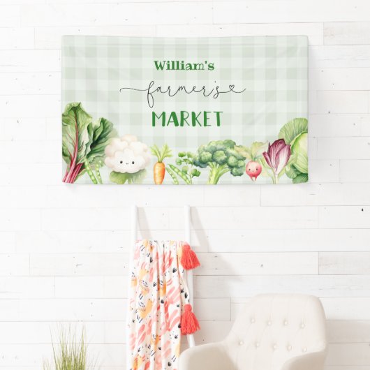 Boeren markt verjaardagsfeestje spandoek (Insitu)