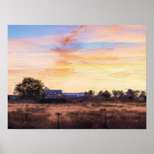 Boeren Morning Painterly Poster (Voorkant)