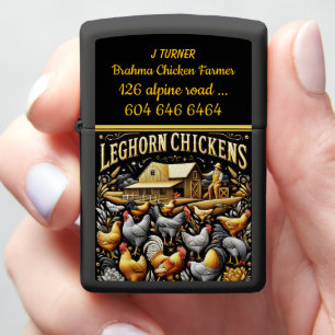 Boeren neigen naar levendige Leghorn-kippen bij zo