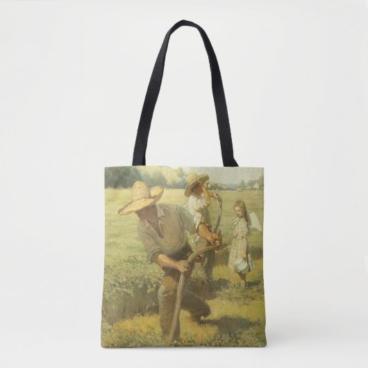  boeren, terug naar het Boerderij door NC Wyeth Draagtas (Voorkant)