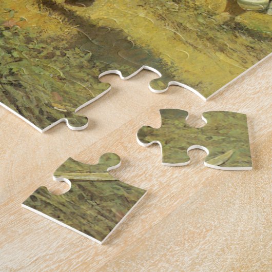 boeren, terug naar het Boerderij door NC Wyeth Legpuzzel (Zijkant)