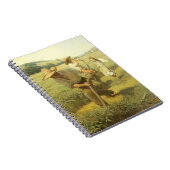 boeren, terug naar het Boerderij door NC Wyeth Notitieboek (Rechterzijde)