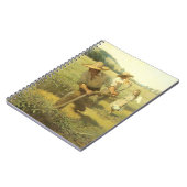 boeren, terug naar het Boerderij door NC Wyeth Notitieboek (Linkerzijde)