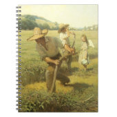 boeren, terug naar het Boerderij door NC Wyeth Notitieboek (Voorkant)
