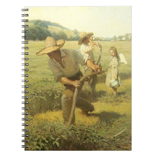 boeren, terug naar het Boerderij door NC Wyeth Notitieboek (Voorkant)