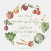Boeren verkopen Baby shower Sticker (Voorkant)