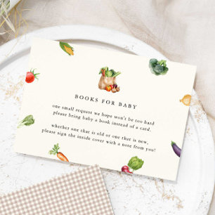 Boeren verkopen lokaal geteelde boeken voor Baby s Informatiekaartje