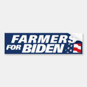 Boeren voor Biden 2024 Bumpersticker (Voorkant)