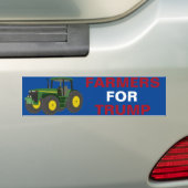 Boeren voor President-Trump-bumpersticker Bumpersticker (Op auto)