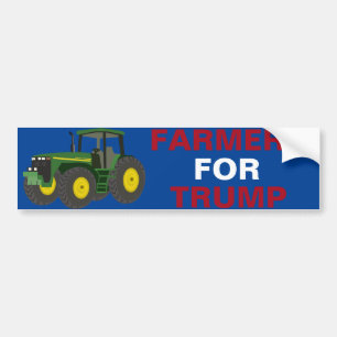 Boeren voor President-Trump-bumpersticker Bumpersticker