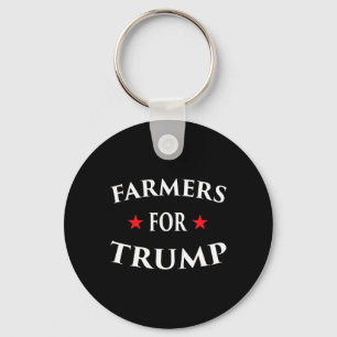 Boeren voor Trump boerderij ranch tractor overvlie Sleutelhanger