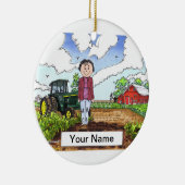Boeren - Vrouw Keramisch Ornament (Rechts)