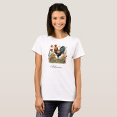 Boerenerf Kip Haan Tshirt (Voorkant volledig)
