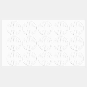 Boerenhoeve op maat gemaakte ronde sticker