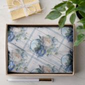  boerenhuis Blue Pset Peony Flowers Multi Tissuepapier (Geschenk)