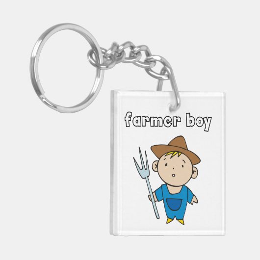boerenjongen sleutelhanger (Voorkant Links)