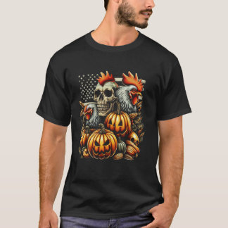 Boerenkip en Halloween T-shirt