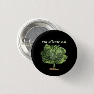 Boerenkool Herbivoor Veganistisch Vegetarisch Ronde Button 3,2 Cm