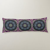 Boerenkool Kaleidoscoop Mandala Body Kussen (Achterkant)