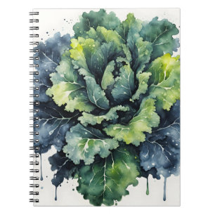 Boerenkool - Waterverf bloemen Notitieboek