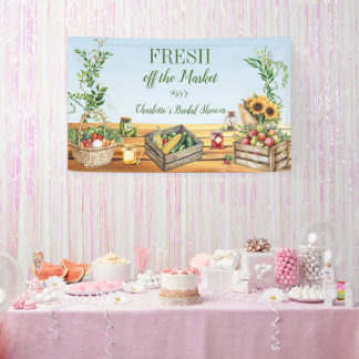 Boerenmarkt, Bruiloftsfeest 'Fresh off the Market' Spandoek