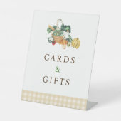 Boerenmarkt Feestkaarten en Cadeaus Reclamebord Met Voetstuk (Voorkant)