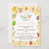 Boerenmarkt Groenten Baby Shower Kaart (Voorkant)