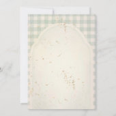 Boerenmarkt Lokaal geteeld baby shower Kaart (Achterkant)