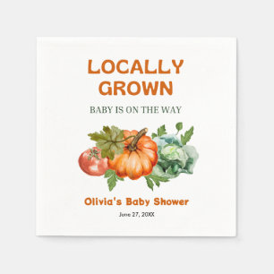 Boerenmarkt Lokale Baby Shower Servet