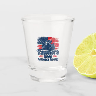 Boerenmarkt Steun uw lokale varkensboer Ranch Shot Glas