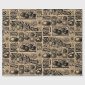 boerenmarkt Vegetable Garden Pattern Cadeaupapier (Vlak)
