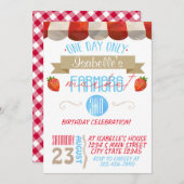 Boerenmarkt Verjaardag Kaart (Voorkant / Achterkant)