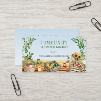 Boerenmarkt, Verse Producten Visitekaartje
