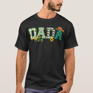 Boerentractor Dada 1e Verjaardag T-shirt
