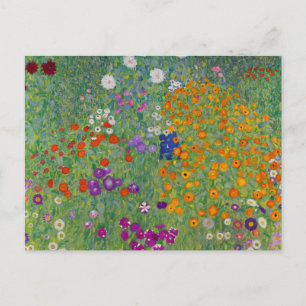 Boerentuin, Olie Schilderij, Gustav Klimt Briefkaart