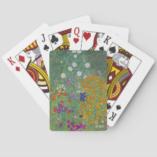 Boerentuin, Olie Schilderij, Gustav Klimt Pokerkaarten