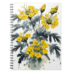 Boerenwormkruid - Watercolor bloemen Notitieboek
