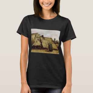 Boerin die een huis graaft door Vincent van Gogh T-shirt