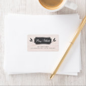 Boerkhuis | Adres wijzigen Etiket (Insitu)