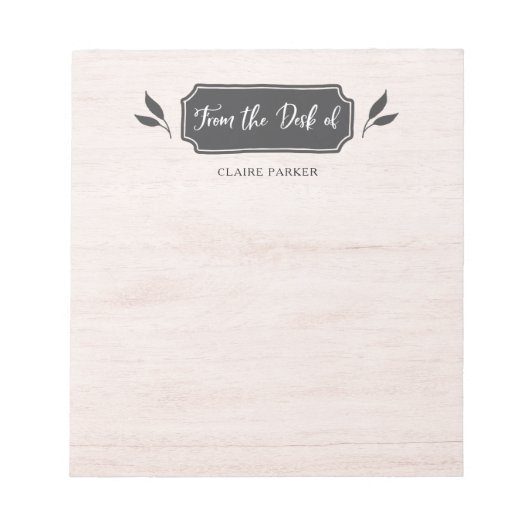 Boerkhuis | Van het bureau van Notitieblok (Voorkant)