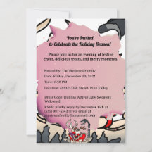 Boerse Kerstman in slee met lantaarn