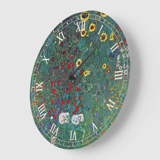 Boertuin met zonnebloem door Klimt, bloemen Grote Klok (Hoek)