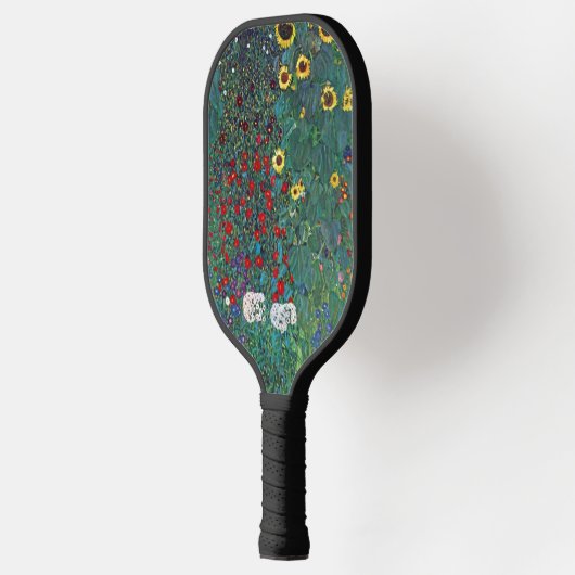 Boertuin met zonnebloem door Klimt, bloemen Pickleball Paddle (Links)