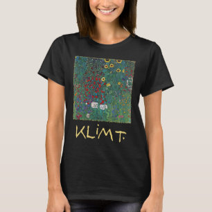 Boertuin met zonnebloem door Klimt,  bloemen T-shirt