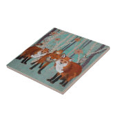 BOEST FOXES & ANTLER OWLS Tile Tegeltje (Zijkant)