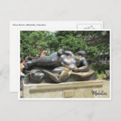 boeteboor vrouw briefkaart (Voorkant / Achterkant)