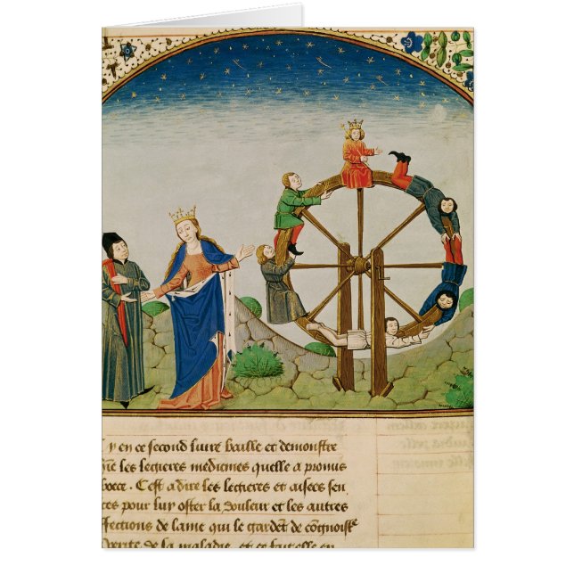 Boethius avec la roue de la fortune (Devant)